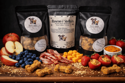 Roscoe & Stella's Handcrafted Bacon Wisconsin Cheddar Treats Roscoe & Stella's Handcrafted Bacon Wisconsin Cheddar Treats