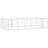 Outdoor Dog Kennel Galvanized Steel 364.7 ft²