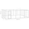 Outdoor Dog Kennel Galvanized Steel 260.5 ft²