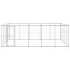 Outdoor Dog Kennel Galvanized Steel 260.5 ft²