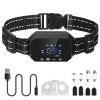 Wireless GPS Dog Fence Rechargeable Waterproof Electric Dog Collar 98-3280FT Adjustable Radius Pet Containment System Outdoor for Large Medium Dogs