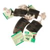 Water Buffalo Horn Rope Tug Toy-100% Cotton Rope 14"; Long-Lasting; Natural Dog Treat & Chews; Dog Dental Chew Toy-2 COUNT-10 oz