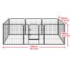 8-Panels High Quality Wholesale Cheap Best Large Indoor Metal Puppy Dog Run Fence / Iron Pet Dog Playpen