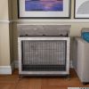 23 Inch Gray Heavy-Duty Dog Crate Furniture