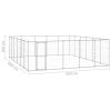 Outdoor Dog Kennel Galvanized Steel 390.7 ft²