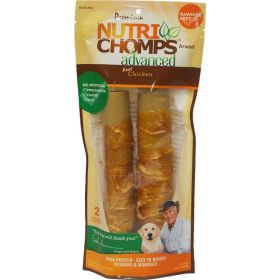 Nutri Chomps Advanced Twists Dog Treat Chicken Flavor (Option: 2 count)