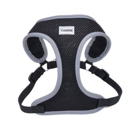 Coastal Pet Comfort Soft Reflective Wrap Adjustable Dog Harness (Option: Black  XSmall 16)